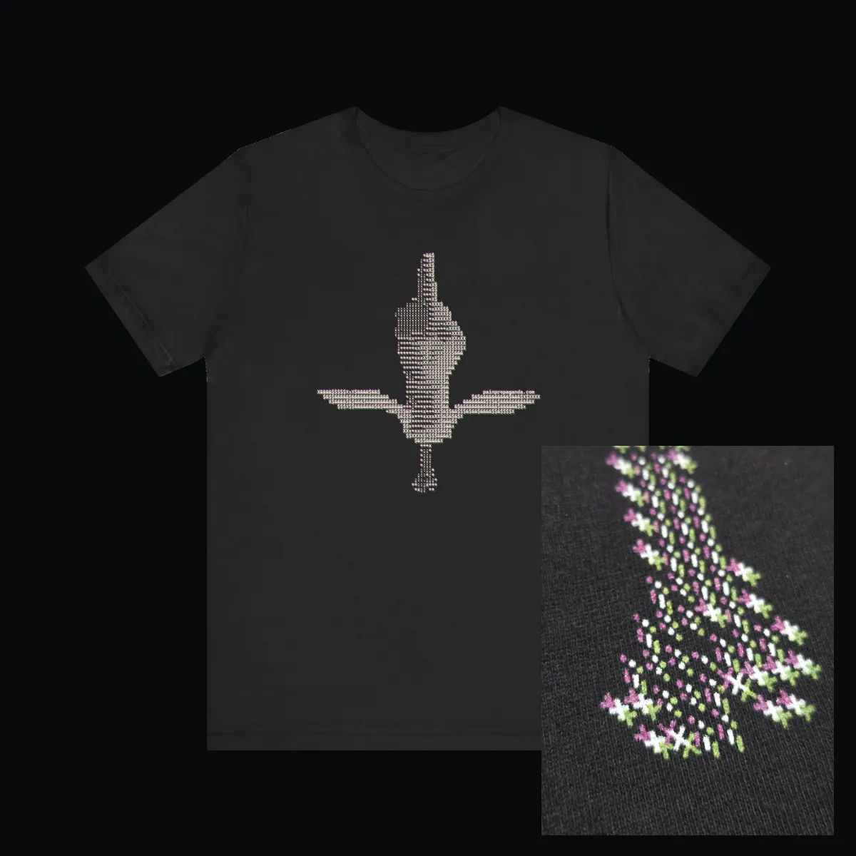 Cover Image for The Flying Resistance Bird - Ascii Glitch T-Shirt